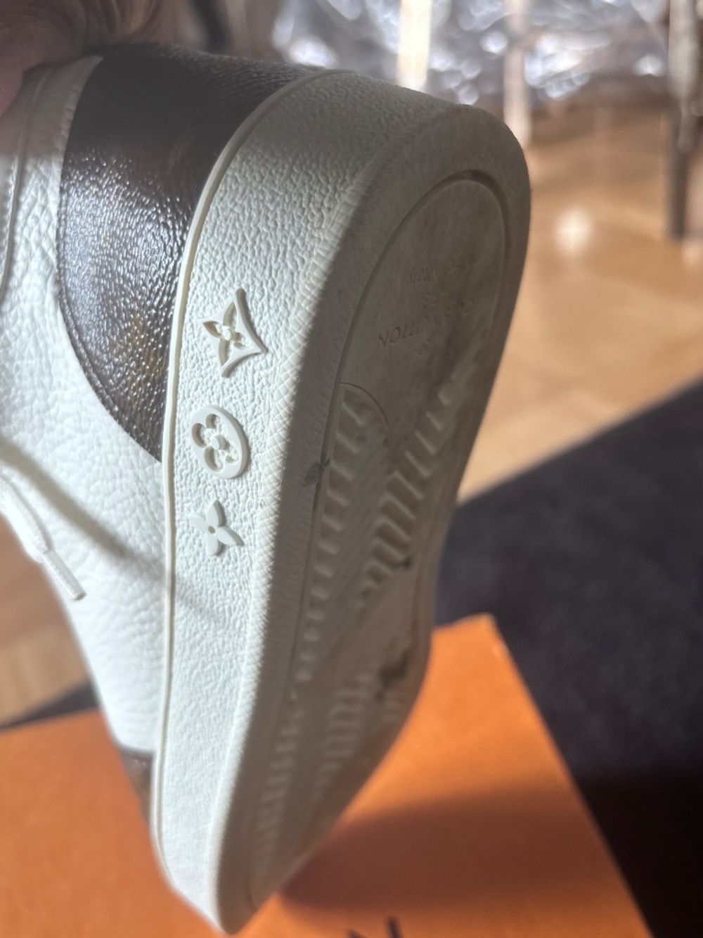 Authentic Women’s Louis Vuitton High Top Sneakers - Picture 8 of 10